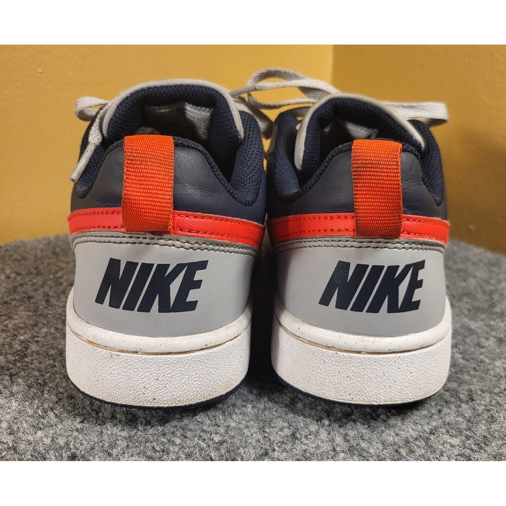 Nike Court Borough Low Recraft Light Smoke Bright Crimson (DV5456-003) Sz 5.5Y - Picture 3 of 7